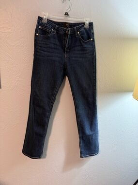 Quince Dark Blue Straight-Leg Women's Jeans